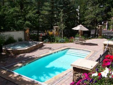 Pool with Loungers